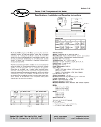 Thumbnail of document Manual - CAM Compressed Air Meter